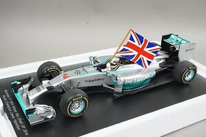 Spark スパーク 1/18 Mercedes メルセデス F1 W05 L.ハミルトン アブダビGP 優勝 2014 #44 ※パーツ破損有り 18S159