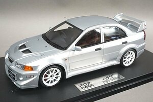 POP RACE ポップレース 1/18 Mitsubishi 三菱 エボリューション Tommi Makinen トミー・マキネン Edition シルバー