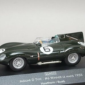 Quartzo カルツォ 1/43 JAGUAR ジャガー Dタイプ ルマン LM 優勝 1955 #6 QLM020の画像1