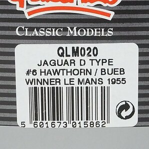 Quartzo カルツォ 1/43 JAGUAR ジャガー Dタイプ ルマン LM 優勝 1955 #6 QLM020の画像6