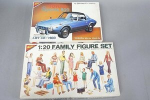 ★ Nichimo ニチモ 1/24 トヨタ スポーツ800/ファミリー フィギュアセット プラモデル 2点セット