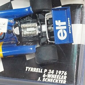 ミニチャンプス PMA 1/43 Tyrrell ティレル P34 J.シェクター 1976 #3 6輪車 430760003の画像3