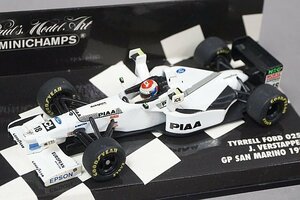 ミニチャンプス PMA 1/43 Tyrrell Ford ティレル フォード 025 J.フェルスタッペン サンマリノGP 1997 #18 430970028