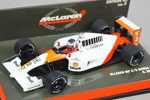 ミニチャンプス PMA 1/43 マクラーレン ホンダ MP4/6 V12 G.ベルガー 1991 #2 マクラレーンコレクションNo.9 530914302