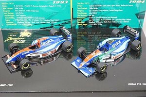 ミニチャンプス PMA 1/43 ジョーダン セット 2/5 1993 / 1994 ジョーダン 193 ハート / ジョーダン 194 ハート 2台セット 402109394