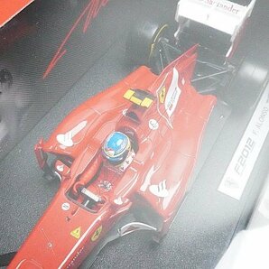 Hot Wheels ホットウィール 1/18 Ferrari フェラーリ F2012 F.アロンソ #5 X5520の画像3