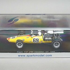 Spark スパーク 1/43 Eagle イーグル T1F カナダGP A.ピーズ 1969 #69 S1820の画像6