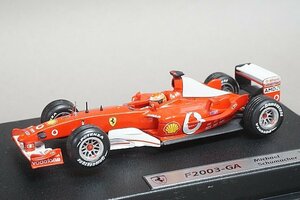 Hot Wheels ホットウィール 1/43 FERRARI フェラーリ F2003-GA M.シューマッハ #1 B1018