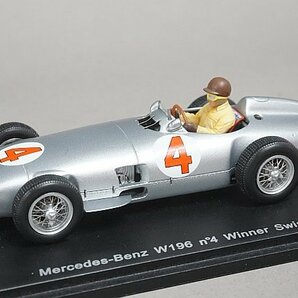 Spark スパーク 1/43 MERCEDES-BENZ メルセデスベンツ W196 スイスGP 優勝 J.M.ファンジオ 1954 #4 S1038の画像1
