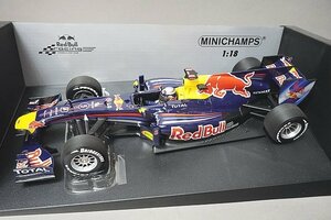 ミニチャンプス PMA 1/18 レッドブルレーシング ルノー RB6 S.ベッテル 2010 #5 110100005