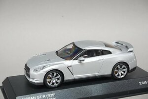 KYOSHO 京商 1/43 NISSAN 日産 GT-R (R35) 2008 アルティメットメタルシルバー 03741MS