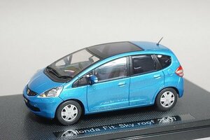 EBBRO エブロ 1/43 Honda ホンダ フィット スカイルーフ 2007 ブルー 43995