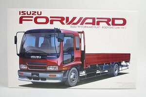 * AOSHIMA Aoshima 1/32 middle f Ray to series NO.2 ISUZU Isuzu '99 Forward Flat Body 342 latter term type plastic model 048887