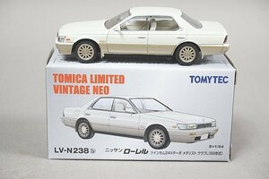 TOMICA トミカリミテッドヴィンテージネオ 1/64 日産 ローレル ツインカム24Vターボ メダリスト クラブL (89年式) 白/金 LV-N238b