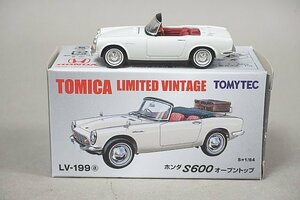 TOMICA トミカリミテッドヴィンテージ TLV 1/64 HONDA ホンダ S600 オープントップ 白 LV-199a