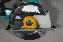 ◎ makita マキタ 150mm 充電式チップソーカッター 充電器 バッテリー２個付き BL1830 BL1860B ※ジャンク品 CS551D_画像3