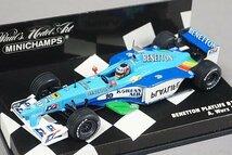 ミニチャンプス PMA 1/43 Benetton Playlife ベネトン プレイライフ B199 Aブルツ 1999 #10 430990010_画像1