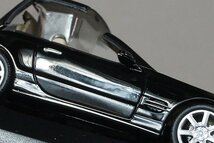 ミニチャンプス PMA 1/43 Mercedes Benz メルセデスベンツ SLクラス 2001 ブラック 400032032_画像4