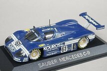 Max Models マックスモデル 1/43 ザウバー メルセデス C9 ルマン 1987 #61 Kouros ※パーツ破損有り 1007_画像1