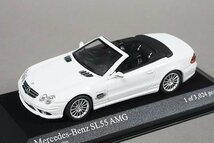 ミニチャンプス PMA 1/43 Mercedes Benz メルセデスベンツ SL55 AMG 2007 ホワイト 400036170_画像1