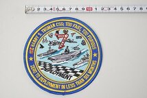 ★ アメリカ海軍 CVN-75 CVW-7 USS HARRY TRUMAN FAST FUEIOUS EMBROIDERED ワッペン / パッチ ベロクロなし_画像3