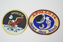 ★ アポロ計画 アポロ14号 / アポロ15号 / アポロ7号 スペースシャトル 宇宙飛行士 などワッペン / パッチ ベロクロなし 9点セット_画像4