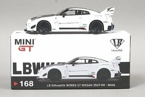MINI GT / TSM トゥルースケール 1/64 Nissan LB-シルエット ワークス GT 日産 35GT-RR バージョン1 ホワイト (右ハンドル) MGT00168-R
