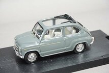 BRUMM ブルム 1/43 Fiat フィアット 600D TRASFORMABILE APERTA 1960 ダークグレー R317-04_画像1