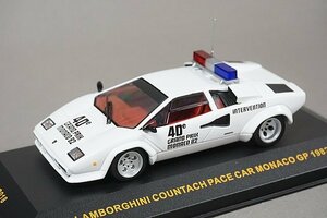 ixo イクソ 1/43 ランボルギーニ カウンタック ペースカー モナコGP 1982 #40 CLC018