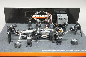 ミニチャンプス PMA 1/43 McLaren マクラーレン MP4-14 M.ハッキネン 1999 #1 ピットストップジオラマ 343100045