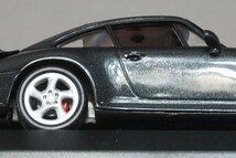 ミニチャンプス PMA 1/43 Porsche ポルシェ 911 turbo 1995 ブラックメタリック 430069209_画像2
