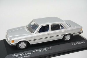 ミニチャンプス PMA 1/43 MERCEDES-BENZ メルセデスベンツ 450 sel 6.9 シルバー ※外箱欠品