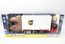 BRUDER ブルーダー 1/16 スカニア Scania UPS & フォークリフト 03581_画像1