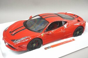 Bburago BBurago 1/18 Ferrari Ferrari 458 Speciale speciale red signature series 