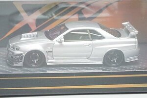 Error 1/64 NISSAN 日産 Skyline スカイライン R34 GT-R シルバー