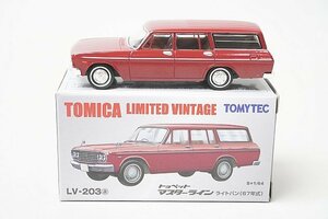 TOMICA トミカリミテッドヴィンテージ TLV 1/64 トヨペット マスターライン ライトバン 67年式 赤 LV-203a