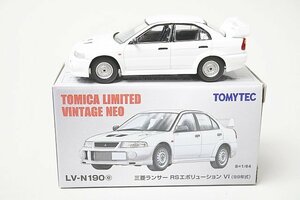 TOMICA トミカリミテッドヴィンテージネオ TLV 1/64 三菱 ランサー RSエボリューションVI 99年式 白 LV-N190e