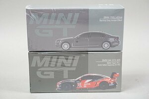 MINI GT / TSM 1/64 BMW 750Li xDrive ベルニーナグレー アンバーエフェクト / M4 GT3 IMSA デイトナ 24h 2022 #25 2点セット