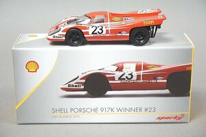 Spark スパーク / Sparky / TINY 1/64 Porsche ポルシェ 917K 24h ルマン 優勝 1970 #23 Shell YCOMBO64001-B