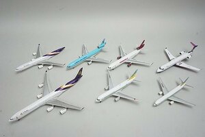 ★ ジェミニ 1/400 A340-600 THAI タイ航空 HS-TNA / ヘルパ 1/500 B767-300ER AIR DO JA98AD など7点セット ※外箱等欠品 ジャンク品