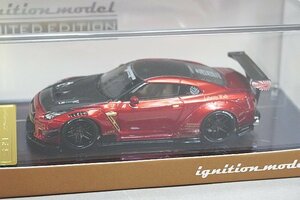 ignition model イグニッションモデル 1/64 LBWK限定 LB-WORKS 日産 GT-R R35 タイプ2 レッド VR38 エンジン付 IG2799