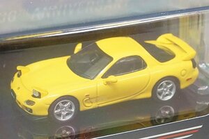 Hobby Japan ホビージャパン 1/64 Mazda マツダ RX-7 (FD3S) TYPE RS エンジンディスプレイモデル付 サンバーストイエロー HJ642007FY