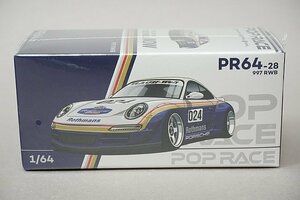 POP RACE pop race 1/64 997 RWB Rothmans #024 white / blue 