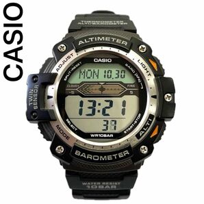 稼働　美品　CASIO ツインセンサー　スポーツギア　サーモメーター　バロメーター　カシオ　アルティメッター　デジタル時計