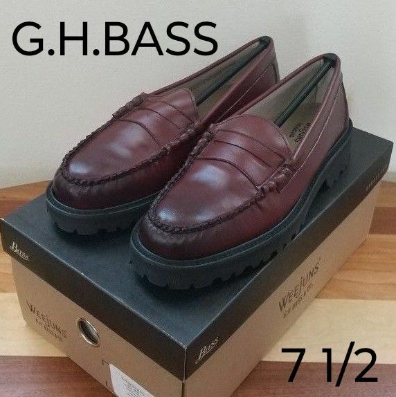 【着用一回】G.H.BASS WEEJUN90 ラーソン【US7.5】