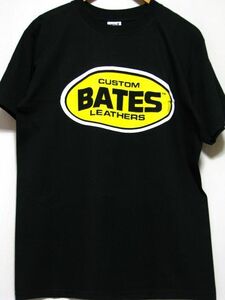 ＠新品 ベイツ レザー BATES LEATHERS Tシャツ 黒 HONDA ダート ブラック カリフォルニア ケニーロバーツ