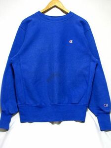 ＠アメリカ製 チャンピオン リバースウィーブ Champion Reverse Weave スウェットc93 青 ブルー アメリカ古着