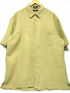 ＠美品 ノーティカ NAUTICA 半袖プレインシャツst351 XL アメリカ古着 ビビビックサイズ 茅ヶ崎 鎌倉