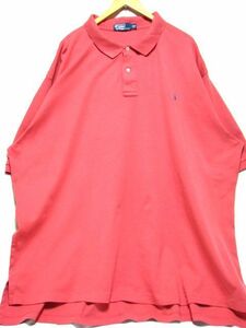 ＠美品 ラルフローレン RALPH LAUREN 半袖ポロシャツRB485 XXXXL アメリカ古着 ビックサイズ 4XL