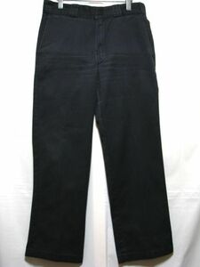 ＠美品 ディッキーズ Dickies ワークパンツd630 アメリカ古着 黒 ブルーカラー労働者 ブラック